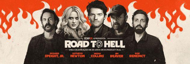 CCXP25 promove “Road to Hell”, celebração dos 20 anos de Supernatural com Misha Collins, Kathryn Newton, Jim Beaver, Rob Benedict e Richard Speight Jr.